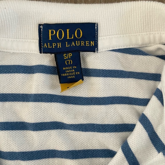 Ralph Lauren Striped Cotton Mesh Romper - Picture 7 of 7